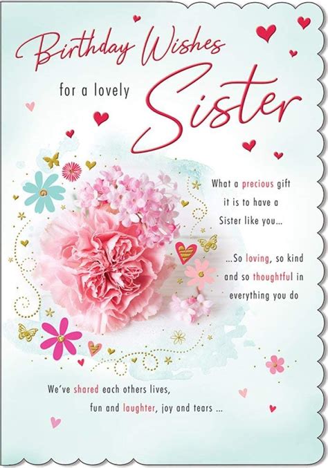 Printable Happy Birthday Cards For Sister